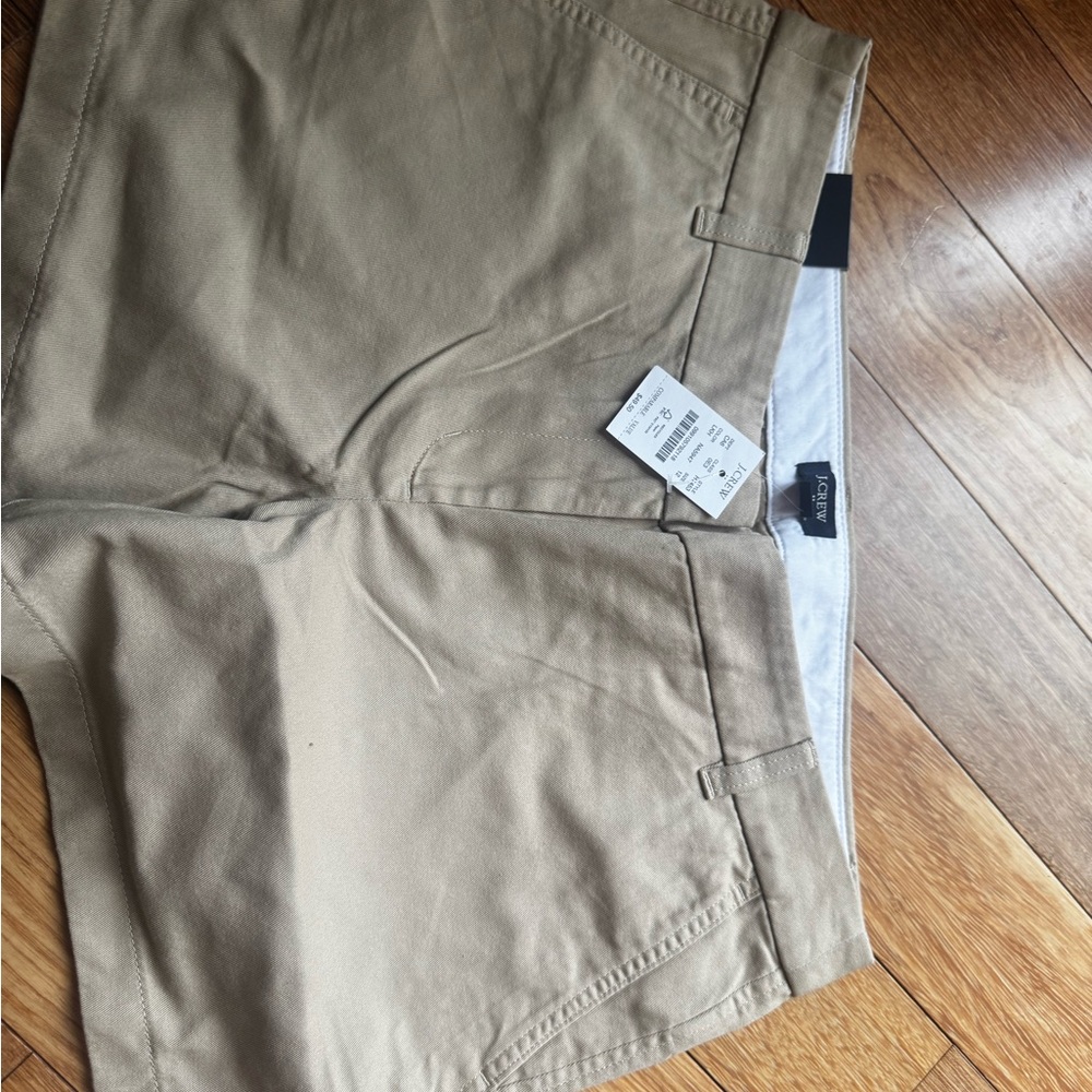 Casual Tan Chino Shorts NWT JCREW size 12 5in